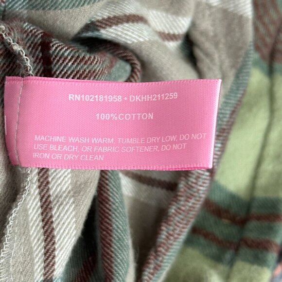 Dolls Kill x Holly Hobbie Mixed Plaid Flannel Shirt - Picture 9 of 11